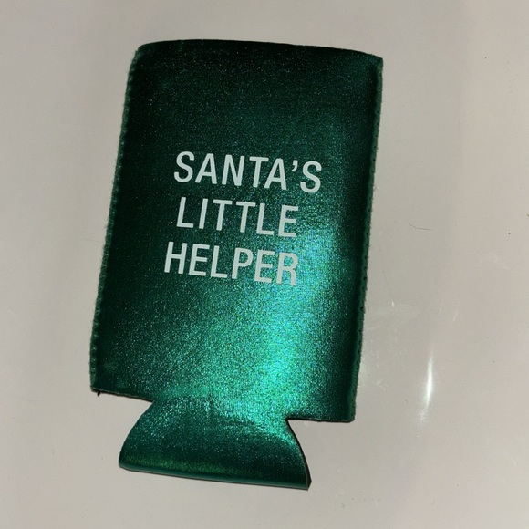 “Santa’s Little Helper” Drink Hugger/ Cuzi NEW - Picture 2 of 2